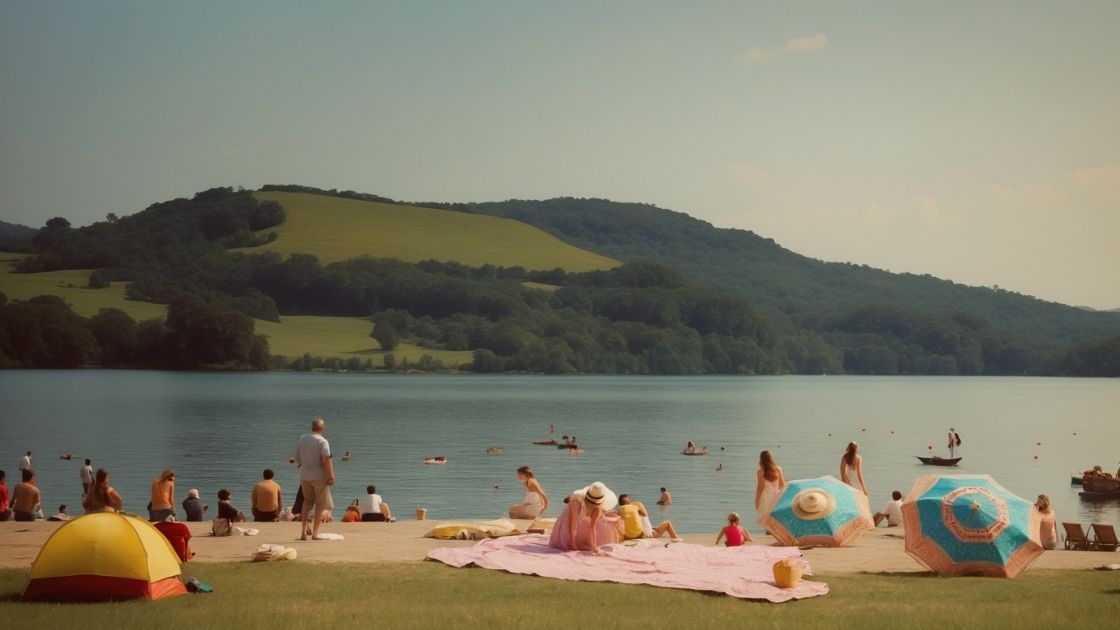 plage du lac de Paladru